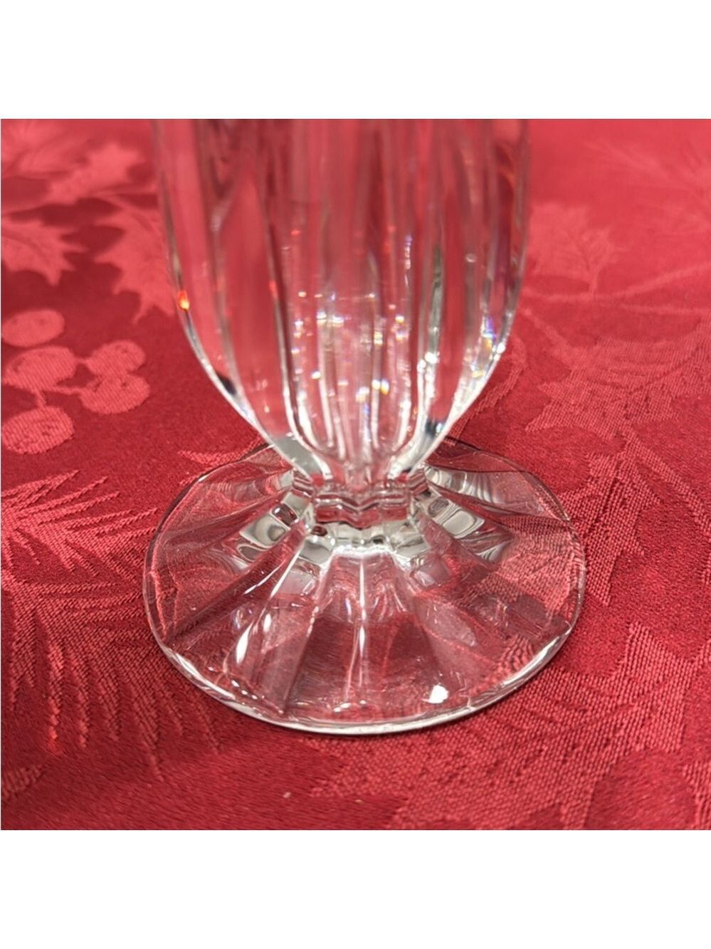 Gorham Crystal Tulip Vase - Picture 3 of 5